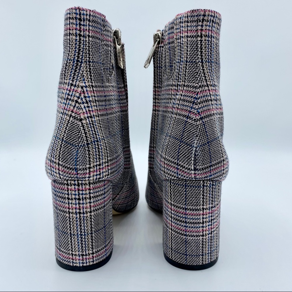 Sam Edelman Hilty 2 Plaid Ankle Boot Size 6 - Picture 10 of 14